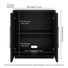 Hudson&Canal - Meuble d'appoint Tillman 28 po de largeur - Grain noir-8