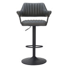 Zuo - Erret Tabouret de bar - Gris-Rembourrage moelleux et confortable
