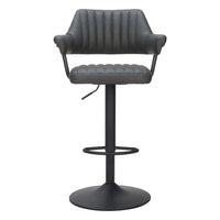 Zuo - Erret Tabouret de bar - Gris-Rembourrage moelleux et confortable