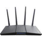 ASUS - Routeur WiFi 6 double bande extensible AX3000-Vitesse Wi-Fi ultra-rapide : le RT-AX3000S prend en charge la modulation 1024-QAM pour des connexions sans fil nettement plus rapides. Il offre une vitesse réseau totale d'environ 3 000 Mbits/s, soit 574 Mbits/s sur la bande 2,4 GHz et 2 402 Mbits/s sur la bande 5 GHz