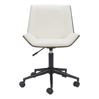 Zuo - Maker Chaise de bureau - Blanc-Moelleux et durable pour un confort quotidien exceptionnel