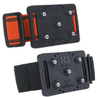 SureWerx - K1 Crampons à glace mi-semelles à profil bas - Taille unique - Orange/Noir-Crampons stratégiquement positionnés qui pénètrent la glace et procurent une traction maximale sur la glace et la neige