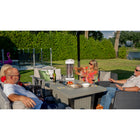 Westinghouse - 1200-Watt Infrared Oscillating Portable Electric Patio Heater-Avec deux réglages de chaleur 600W et 1200W de chaleur instantanée. Option d'oscillement pour ajuter la température à votre Idéal. Zone de chauffage : 4 x 6 pieds.