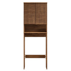 Modway - Render Par-dessus les toilettes Armoire de rangement de salle de bain in Noyer-Assemblée requise