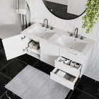 Modway - Vitality Double évier 48" Vanette de salle de bain - Blanc blanc-Conception murale