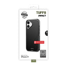 TUFF8 - Étui Impact Double Couche iPhone 17-Matériaux durables : Fabriqué en polycarbonate solide avec une protection de caméra biseautée pour une protection supplémentaire de l'objectif
