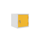 Ceha Canada - Caisson-casier cubique OKK de 12 po - Porte jaune-FINITION DURABLE EN POUDRE : Résistante aux rayures et conçue pour durer