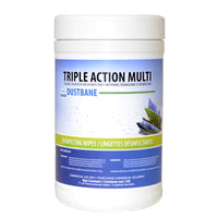 Dustbane - Lingettes Triple Action - 120 lingettes - Emballage de 6-Nettoyant, désinfectant, virucide et désodorisant en une étape