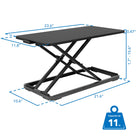 Mount-It! - Plateforme réglable pour clavier et souris, noire-8