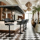 Zuo - Erret Tabouret de bar - Gris-Assemblage requis