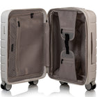 Champs - Linen Ensemble de Bagages 3 Pièces - Ivoire-Valise de 20 po approuvée TSA