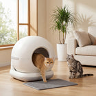 PawHut - Bac à litière autonettoyant, grande boîte à litière automatique pour chat 72 L-Contrôlez à distance le nettoyage et les réglages à tout moment via l’application connectée en Wi-Fi 2,4G