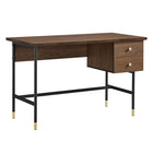 Modway - Nexus Bureau - Noyer noir-Bureau moderne de bureau à domicile
