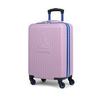 Reebok - Valise de cabine à coque rigide 21.50po Hoop - Rose-Roulettes pivotantes à 360° pour un déplacement fluide, silencieux et sans effort