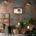Travis Konecny Philadelphia Flyers - Toile encadree - 31" x 22"-Sous licence officielle de la LNH et de l'AJLNH