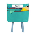 C-Line - Standard Chair Cubbie , 14 po , Seafoam Green, Pack de 2-Fabriquée avec des poches doubles, la chaise Cubbie glisse simplement sur le dessus de la chaise pour créer instantanément plus d'emplacements de rangement dans l'espace de bureau de l'étudiant