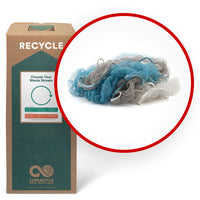 TerraCycle - Boîte Zéro Déchet pour filets à barbe ou à cheveux, grande-Utilisez cette boîte pour recycler filets à barbe ou à cheveux
