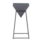 Zuo - Pira Table d’appoint - Noir-Silhouette carrée en MDF au style moderne et épuré