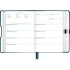 AT-A-GLANCE - Agenda hebdomadaire/mensuel Foundation non daté - 8 1/4 po H x 5 3/4 po l - Bleu - Anglais-Travaillez vers les objectifs des pages de planification hebdomadaire et mensuelle