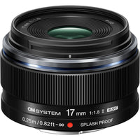 OM SYSTEM - Objectif M.Zuiko Digital 17mm f/1.8 II-F1.8 Performances en basse lumière et magnifique bokeh d’arrière-plan