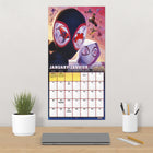 DateWorks - 2026 Calendrier Mural 16 Mois - 12 po x 12 po - Spiderman - Bilingue -Comprend des pages mensuelles de janvier à décembre 2026, ainsi que les 4 derniers mois de 2025