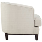 Modway - Coast Tissu rembourré Fauteuil - Beige-Housses de coussins amovibles à fermeture éclair