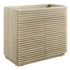 Modway - Render 36" Faux travertin Armoire de toilette de salle de bain (évier non inclus) - Travertin-Armoire à coiffeuse de salle de bain