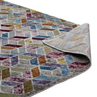 Modway - Laleh Mosaïque géométrique Tapis 4 pi l x 6 pi L - Multicolore-Haute densité / Tissé à la machine