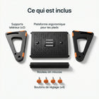 ShoppingAll - Tabouret repose-pieds sous le bureau avec rouleau de massage, angle réglable sur 6 niveaux - noir-6