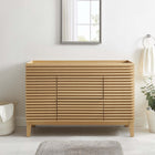Modway - Render 48" Armoire de lavabo compatible avec un seul lavabo (non inclus) - Chêne-MDF et panneau de particules