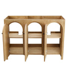 Modway - Appia 48" Armoire de toilette de salle de bain (lavabo non inclus) - Chêne-Assemblée requise