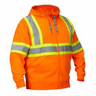 Forcefield - Sweat à capuche de sécurité Deluxe, orange, grand (024-P834J)-Col rond, manches courtes avec poche poitrine. Taille : Petit