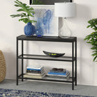 Hudson&Canal - Console Alexis 91 cm (36 po) - Bronze noirci-Caractéristiques assemblage facile