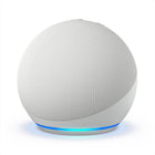 Amazon - Haut-parleur intelligent Echo Dot 5e génération - Blanc glacier-Votre Musique et Votre Contenu Préférés - Écoutez de la musique, des livres audio et des podcasts d'Amazon Music, Apple Music, Spotify et autres ou via Bluetooth dans toute votre maison.
