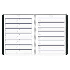Blueline - Agenda Scolaire Mensuel - 11 po H x 8 1/2 po l - Noir - Anglais-Section mots de passe