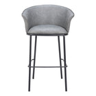 Zuo - Garston Tabouret de bar - Gris-Rembourrage moelleux et confortable