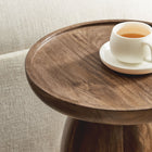 Modway - Holloway Manche Bois Table d’appoint - Noyer-Tampon feutre non marquant
