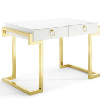 Modway - Ring Bureau - Or Blanc-Bureau d’écriture vintage