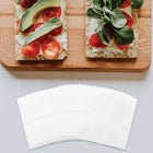 JAM Paper - Petites serviettes pour boissons, 5 po x 5 po, blanc, 48 paquets de 50-Taille : 5 x 5 pouces (taille cocktail)