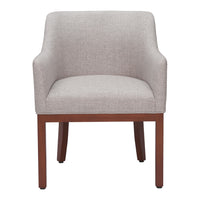 Zuo - Berbera Chaise de salle à manger - Gris-Tissu confortable et durable