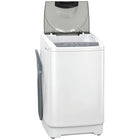 HOMCOM - Machine à laver portable entièrement automatique 1,3 pi³ - blanc-Propose 8 programmes et 6 niveaux d’eau pour un lavage facile et mains libres 