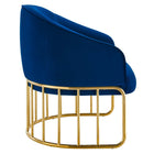 Modway - Legacy Performance Velvet Fauteuil - Marine-Rembourrage en mousse dense