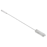 Vikan - 36 po Brosse avec manche flexible - Soies moyen - Blanc-Idéale pour le balayage des particules fines et pour les travaux humides avec des agents de nettoyage