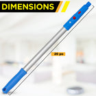 Gritt Commercial - Brosse chasse-toiles - Brosse pour coins de 6 11/16 po - Manche de 20 po-Fixez facilement la brosse au manche pour un nettoyage en hauteur simplifié