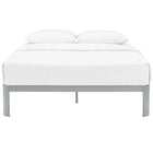 Modway - Corinne Cadre de lit queen-lit, Gris-Capacité de poids jusqu’à 1300 lb