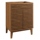 Modway - Render 24" Armoire de toilette de salle de bain (lavabo non inclus) - Noyer-7
