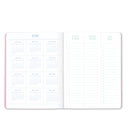 Orange Circle Studio - 2027  Agenda mensuel Just Right - Cabana Stripes -  9.75" x 7.50" - Couleur assortie - Bilingue-4