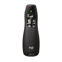 Logitech Wireless Presenter R400-Les commandes de diaporama intuitives permettent de naviguer dans votre présentation en toute confiance. Trouvez les boutons au simple toucher sa conception offre une prise en main confortable