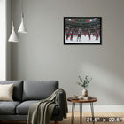 Carolina Hurricanes Celebrationsur toile - Toile encadree - 31" x 22"-Prêt à accrocher - livré entièrement assemblé