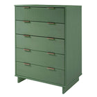 Manhattan Comfort - Granville commode haute moderne 37,8 po - vert sauge-Recommandé pour un téléviseur jusqu'à 35 pouces